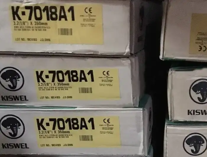 Que hàn điện chịu lực K-7018A1 Kiswel