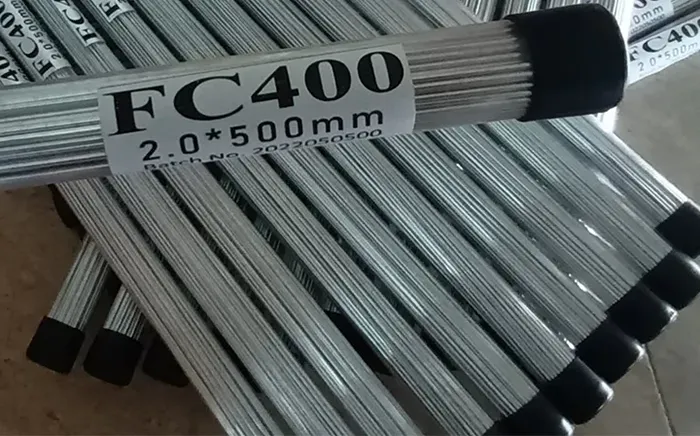 Que hàn nhôm lõi thuốc