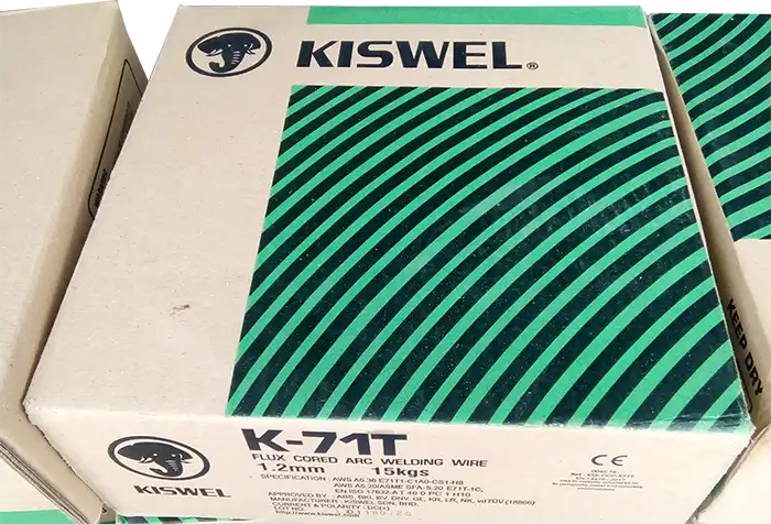 K-71T Kiswel-Dây hàn CO2 lõi thuốc