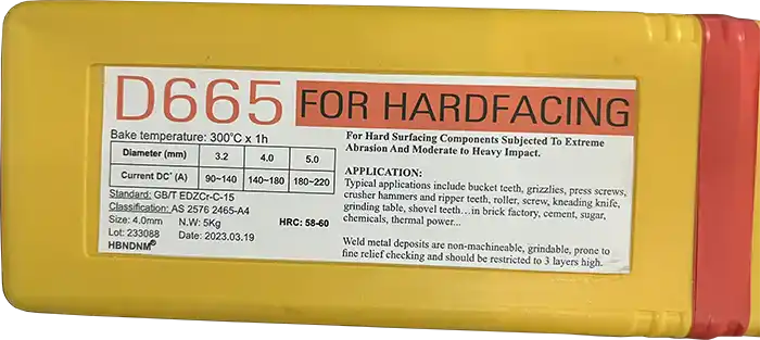 Que hàn chống mài mòn D665