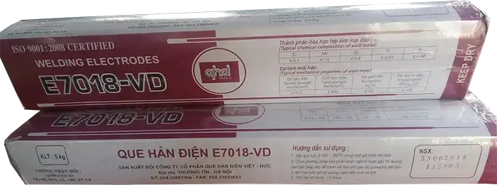 Que hàn E7018-VD